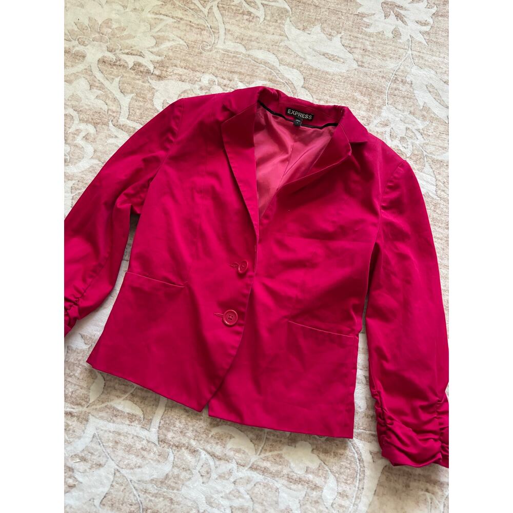 Express Hot Pink Blazer - Picture 2 of 7